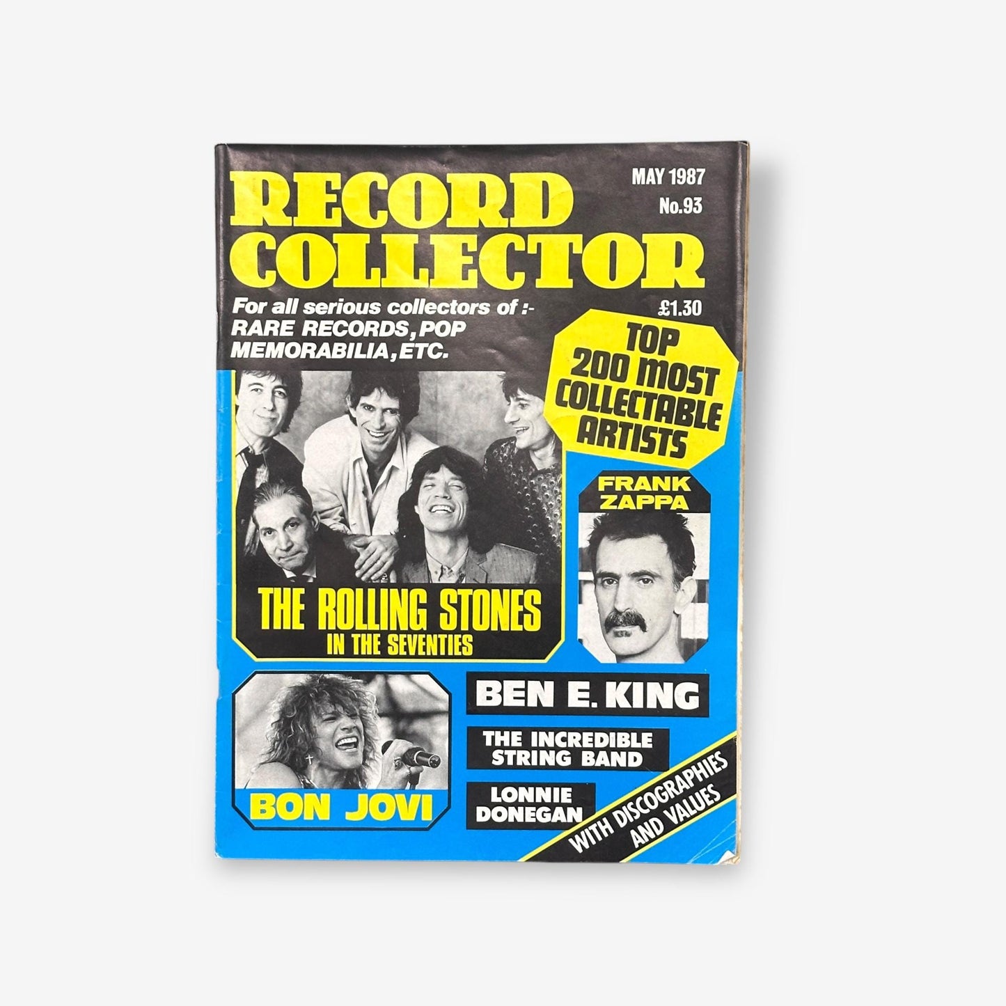 1987 The Rolling Stones - In The Seventies - Record Collector Magazine No. 93