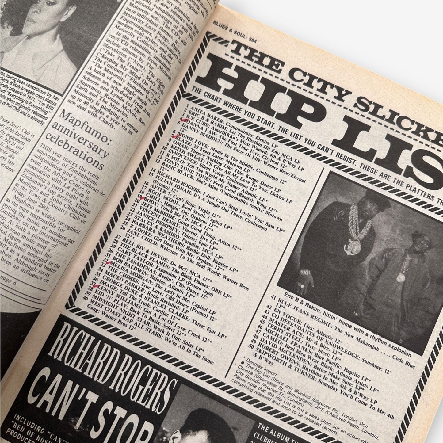 1990 Anita Baker - Blues & Soul Magazine Issue 564