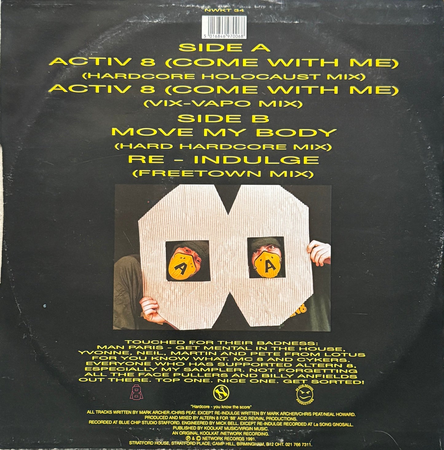 Altern 8 – Activ 8 (Come With Me) (Hardcore / House / Techno / Breakbeat, 1991)