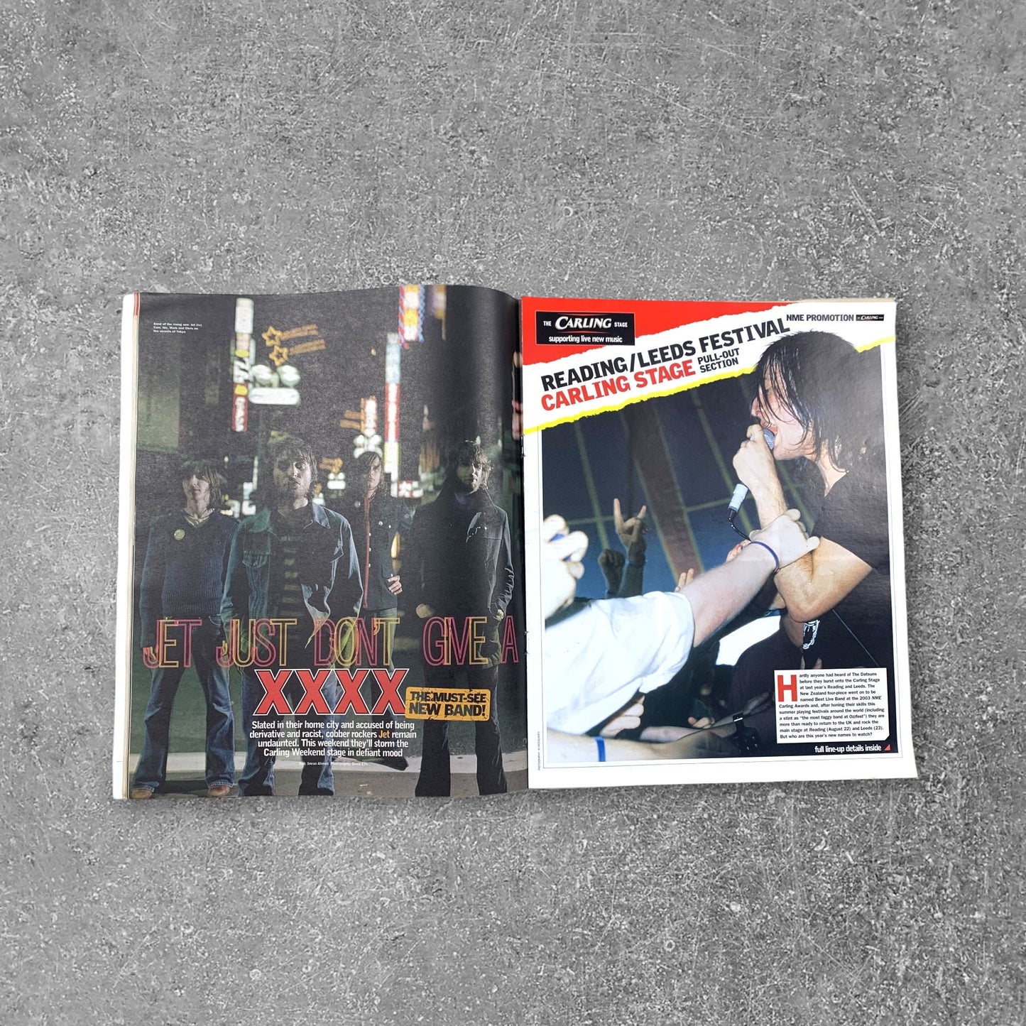 2003 Reading & Leeds Preview Issue - Jet - NME Magazine