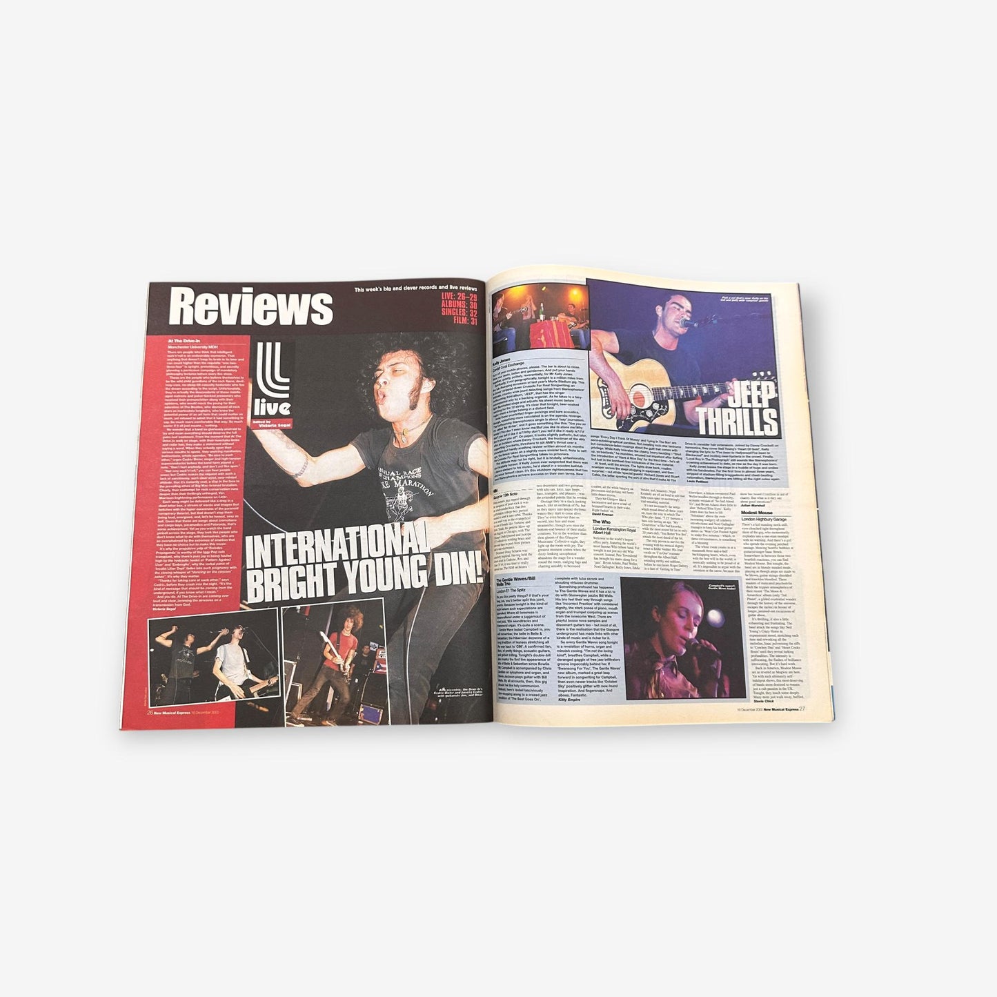 2000 Badly Drawn Boy - His Time Is Now! - NME Magazine