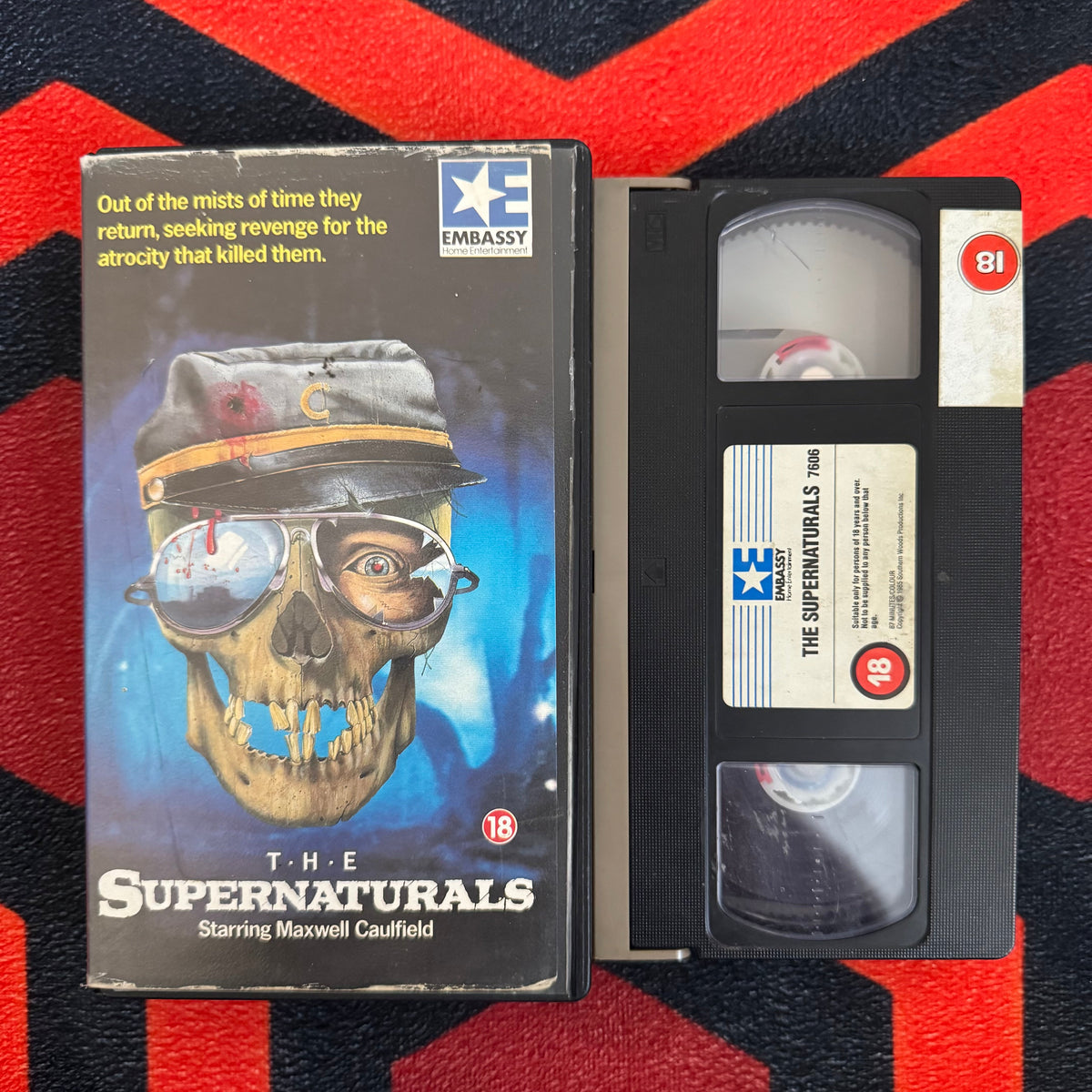 The Supernaturals VHS Video (1986) EV7606
