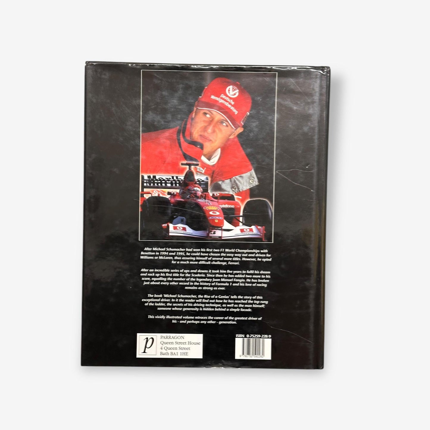 Michael Schumacher - The Rise Of A Genius - 2002 Hardback Book (Lue Domenjoz)