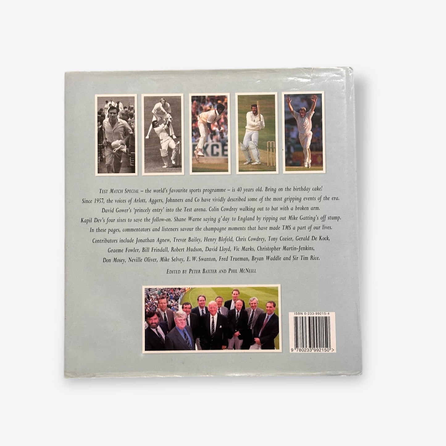 From Arlot To Aggers - 40 Years Of Test Match Special - 1997 Football Hardback Book (Pete Baxter)