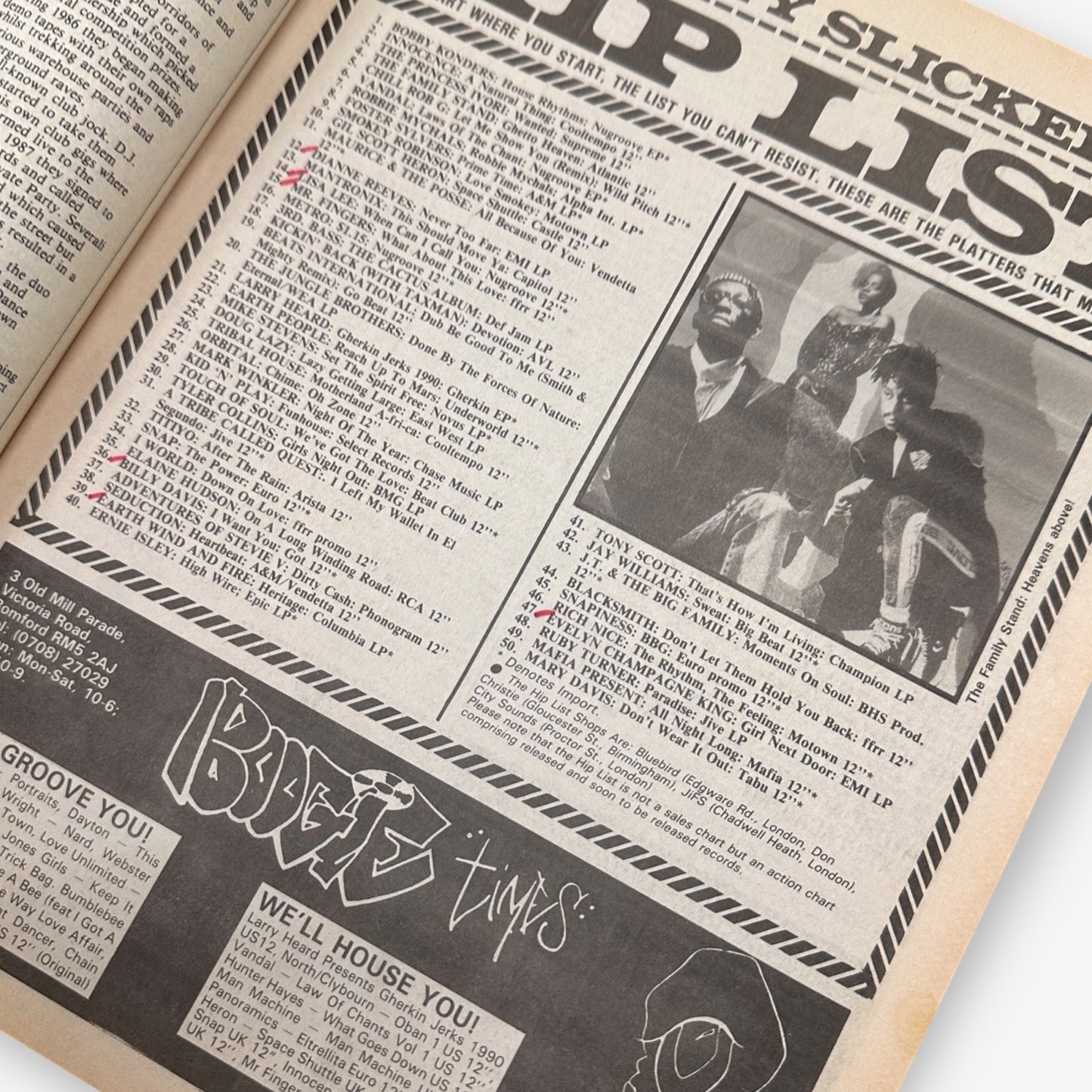 1990 Earth, Wind & Fire - Blues & Soul Magazine Issue 555