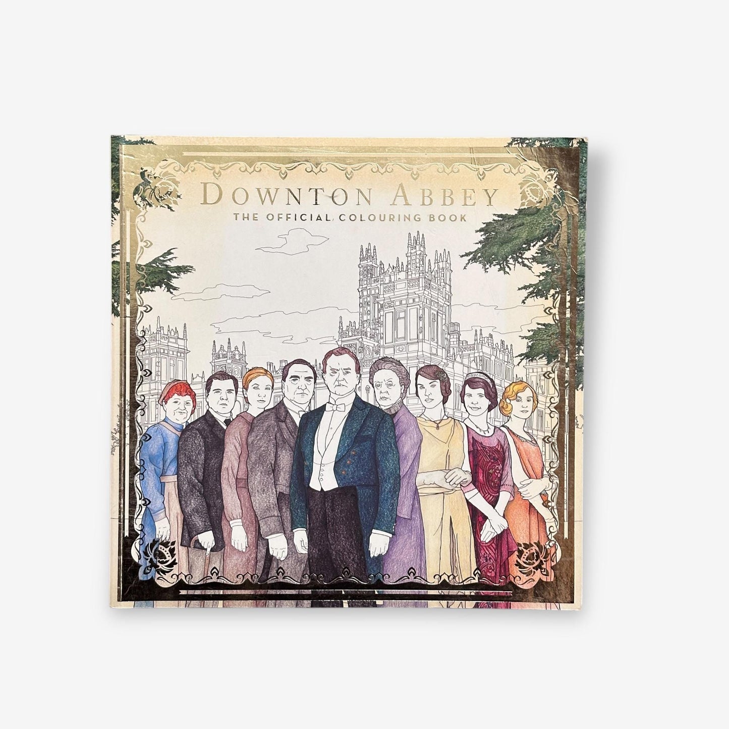 Downtown Abbey - The Official Colouring Book - Paperback Adult Colouring Book (Gwen Burns) 2017