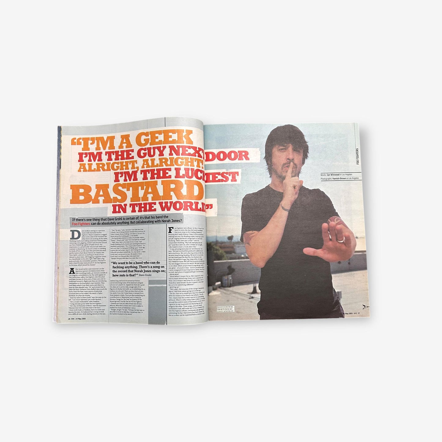 2005 Foo Fighters - World Exclusive Return Of - NME Magazine