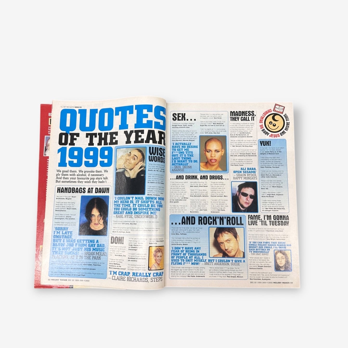 1999 Its Christmas -Oh Cwmaman All Ye Faithful! - Melody Maker Magazine