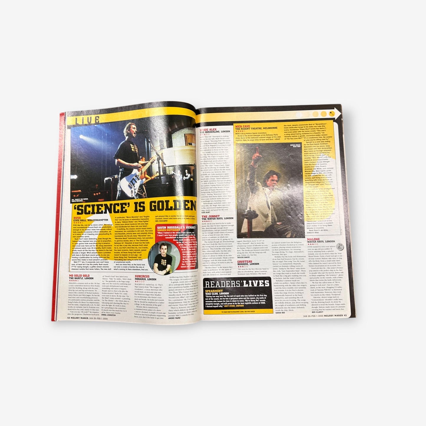 2000 Embrace - We Want It All - Melody Maker Magazine