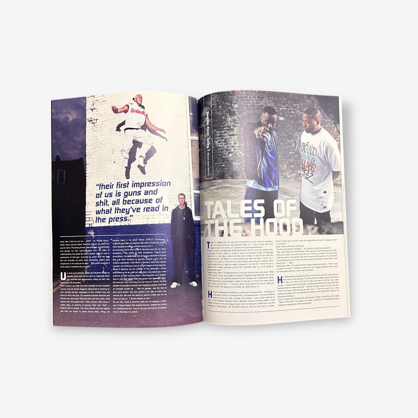 2002 Oxide And Neutrino - Leaders Of The Urban Brit Pack - Blues & Soul Magazine Issue 876