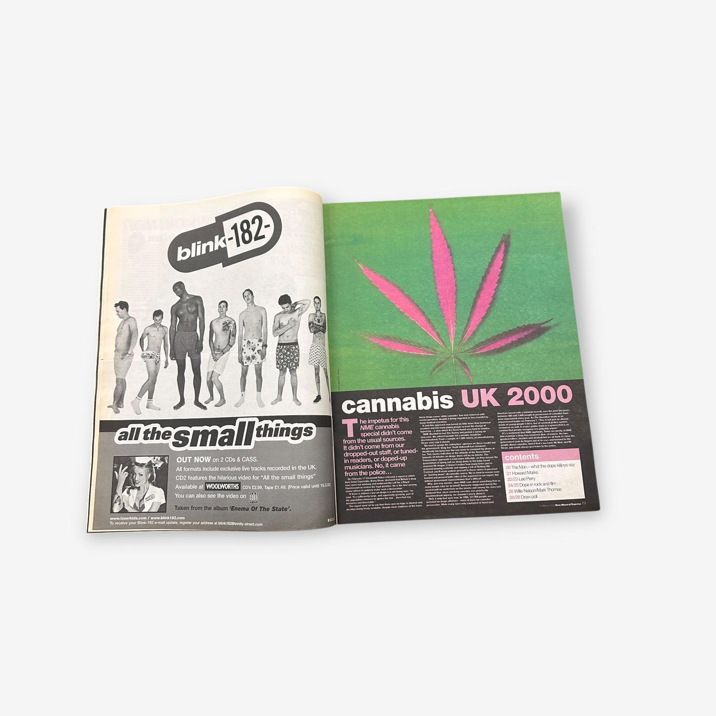 2000 High Time For A Change? - Cannabis Special Edition - NME Magazine