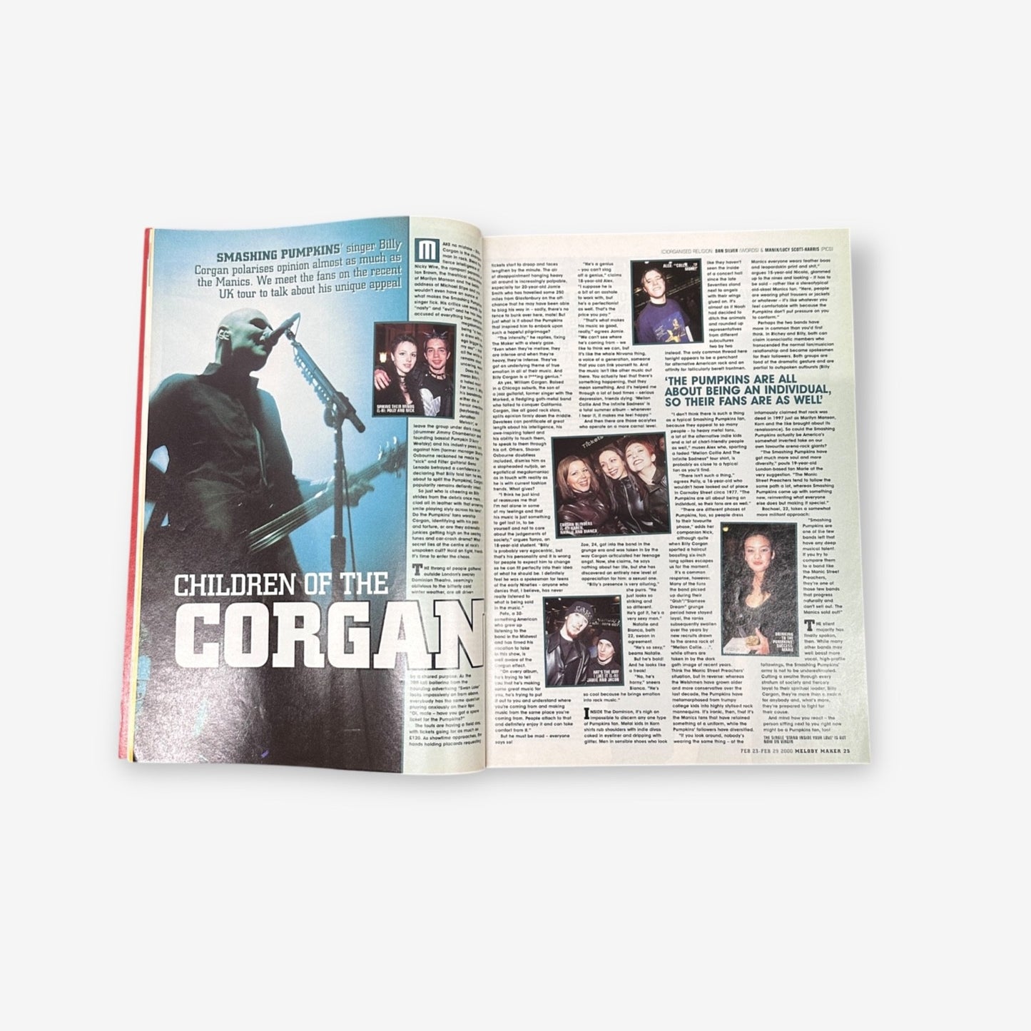 2000 Muse - On The Road With Britains Exciting New Stars - Melody Maker Magazine