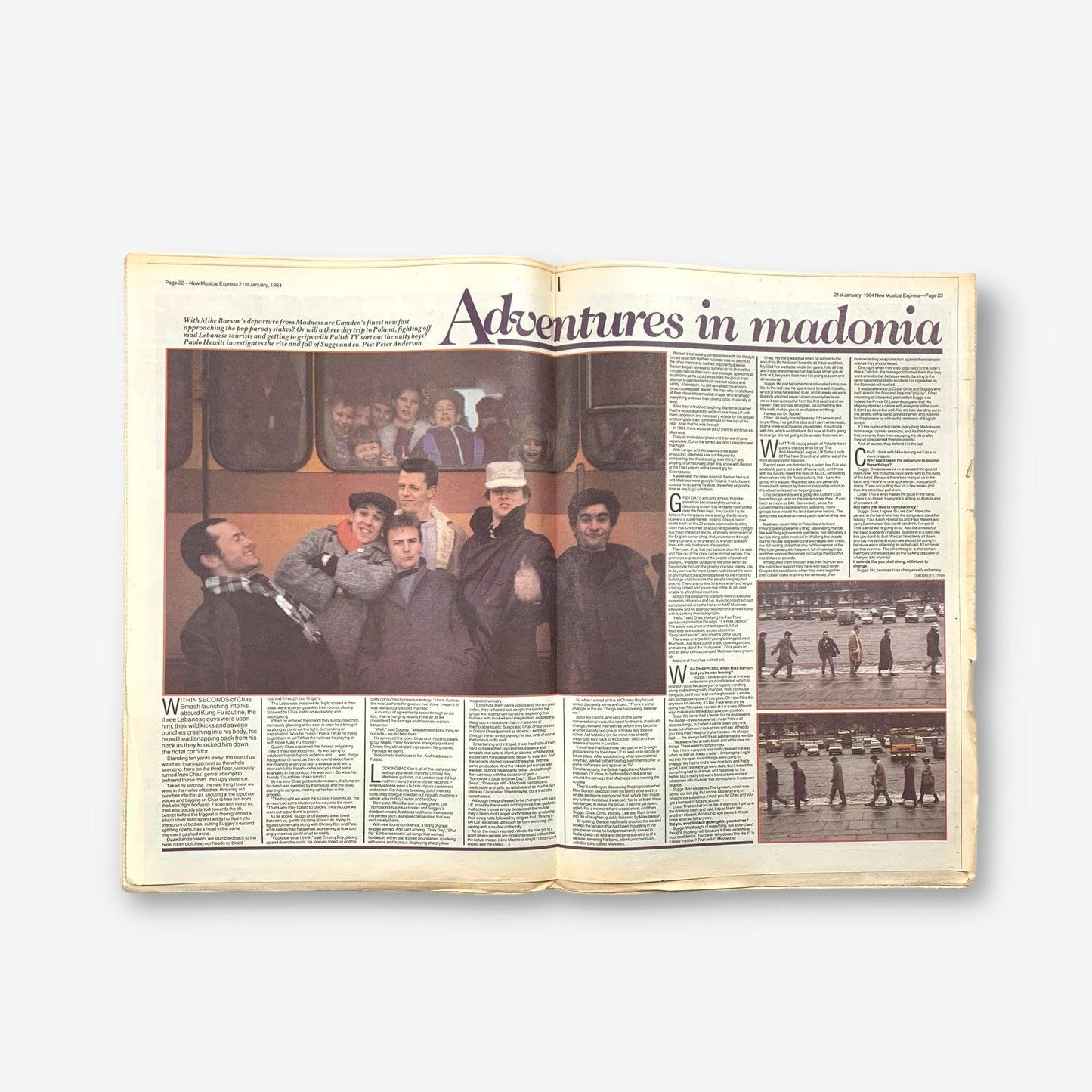 1984 Madness - Six Go Mad In Poland - NME Magazine