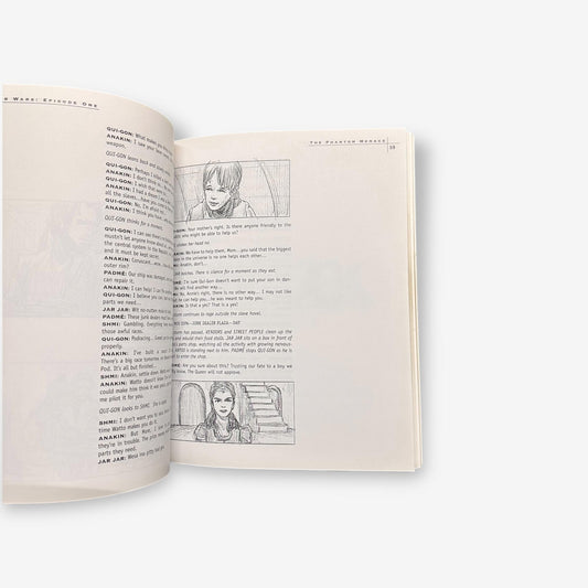 Star Wars Episode I - The Phantom Menace Illustrated Screenplay 1999 Paperback Book (George Lucas)