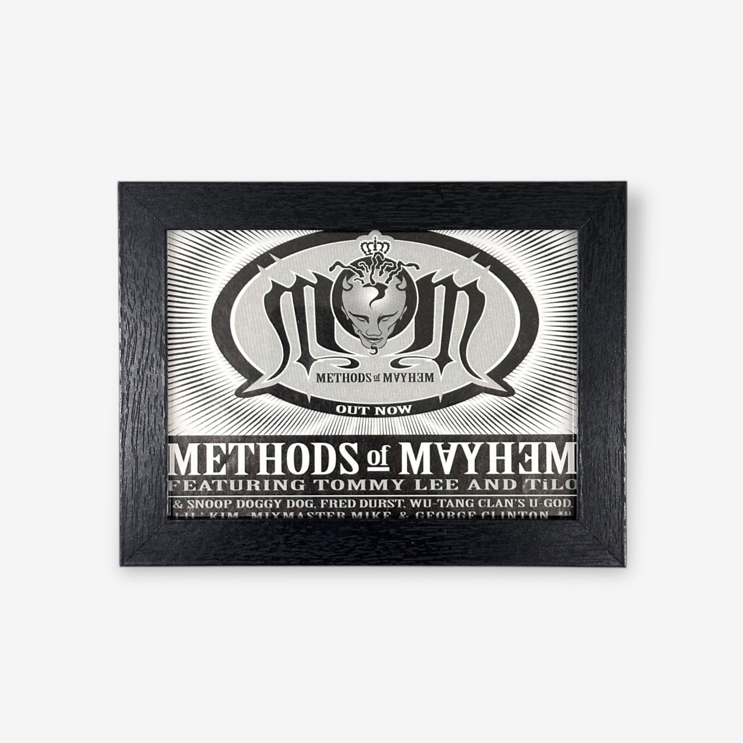 Framed Melody Maker A5 Magazine Clipping - Methods Of Mayhem Single 2000