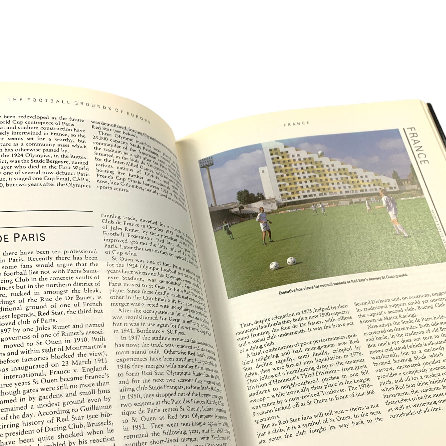 The Football Grounds of Europe - 1990 Hardcover Book (Simon Inglis)