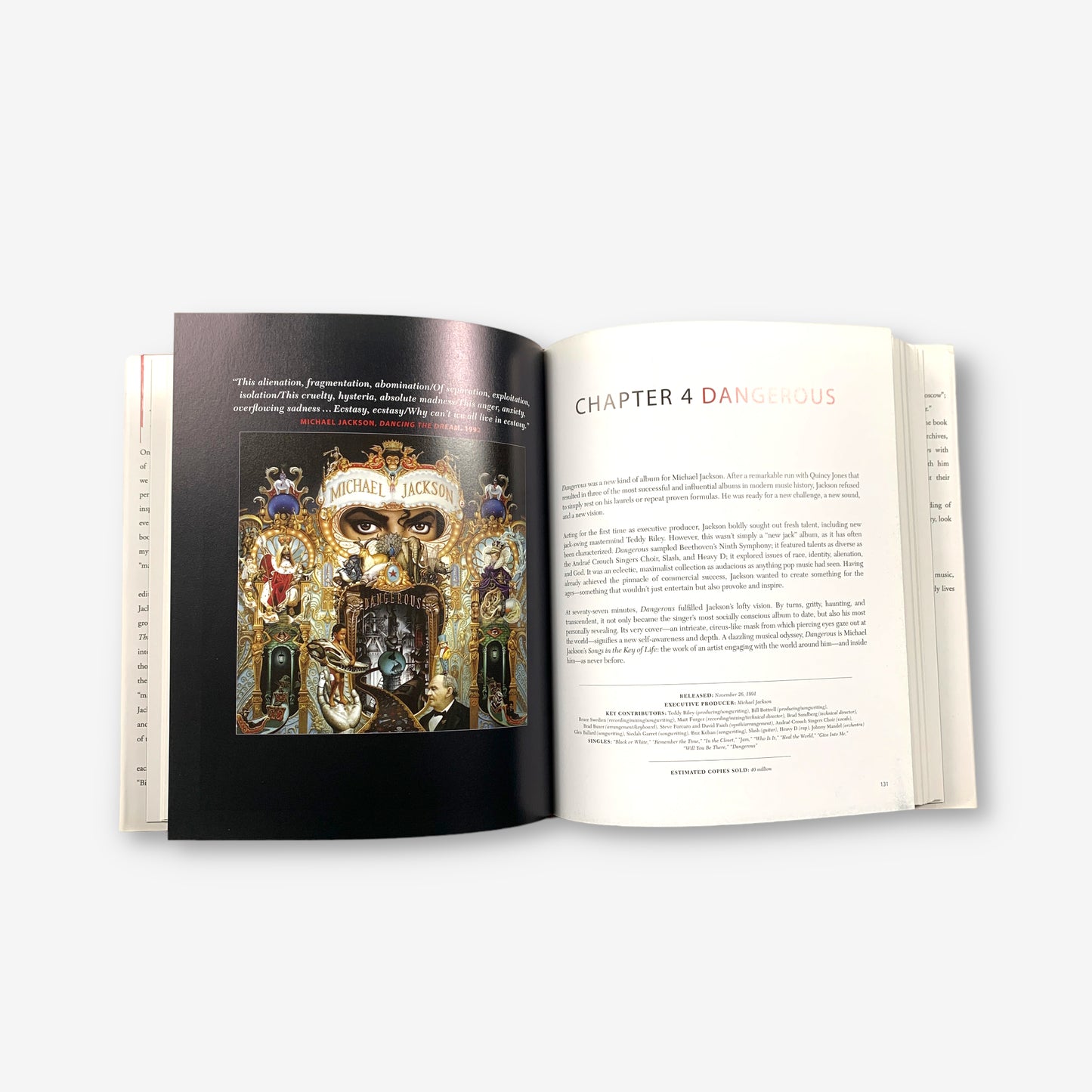 Michael Jackson - Man in the Music - Hardback Book (Joseph Vogel)