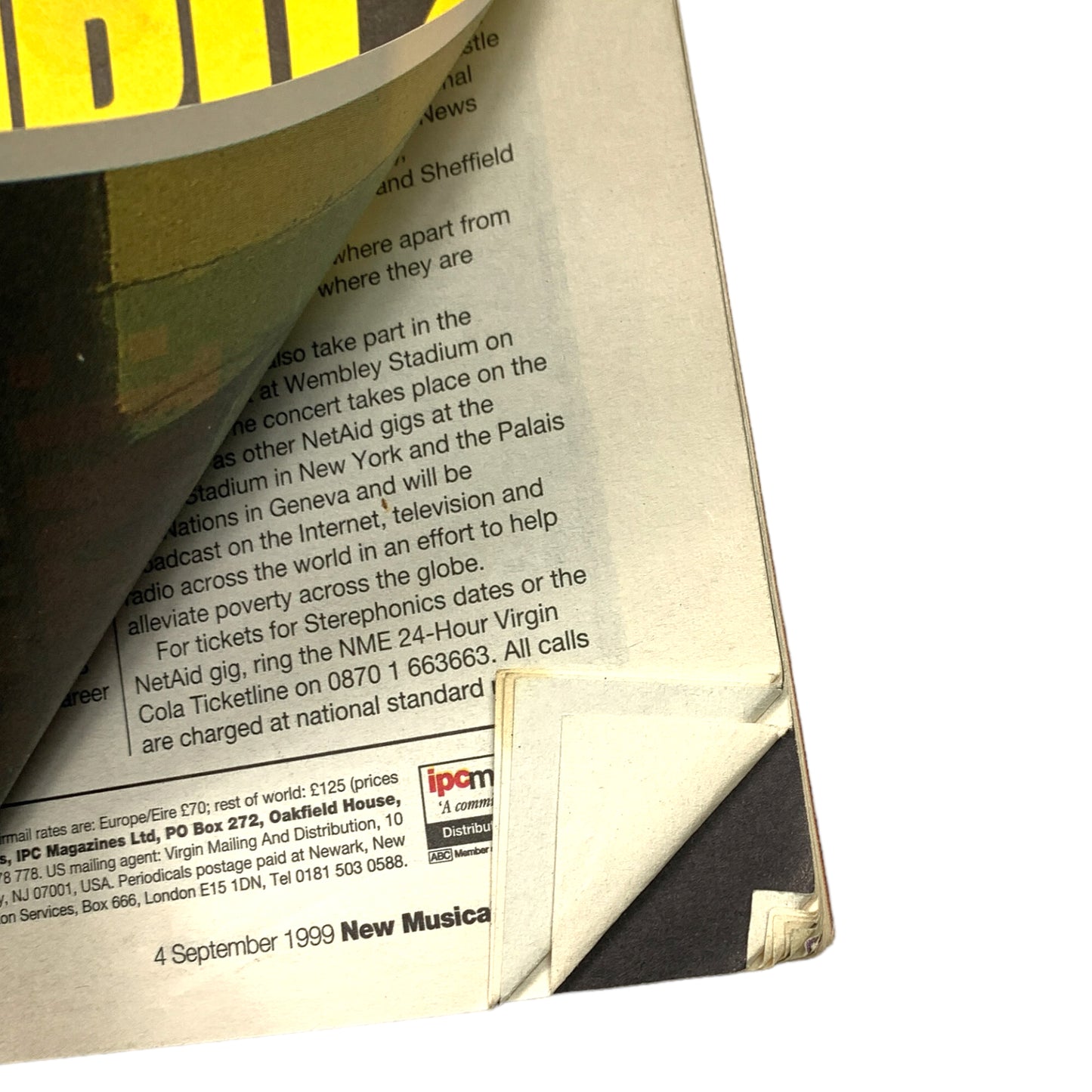 1999 Blur - Song Thru? - NME Magazine