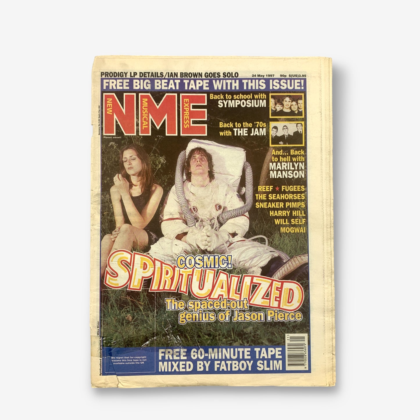 1997 Jason Pierce - Cosmic! Spiritualized - NME Magazine