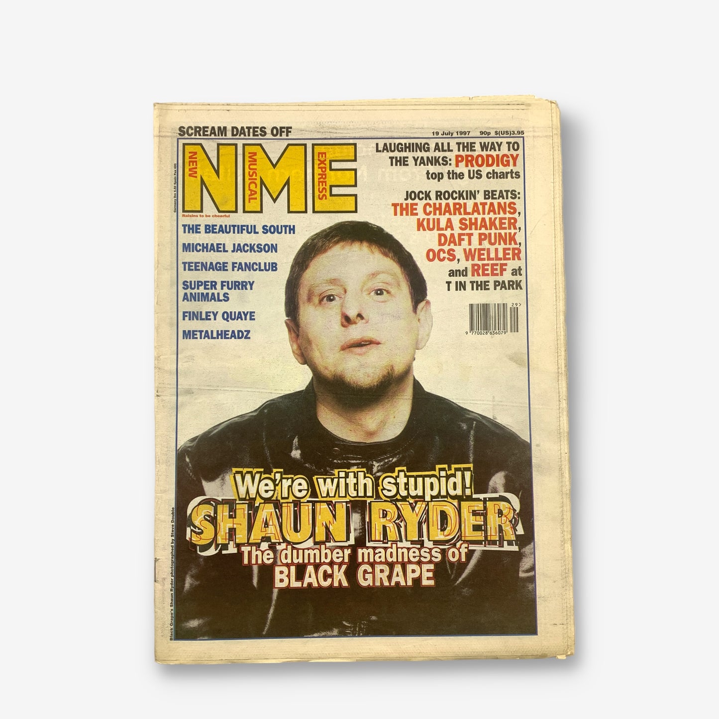 1997 Shaun Ryder - We're With Stupid! - NME Magazine