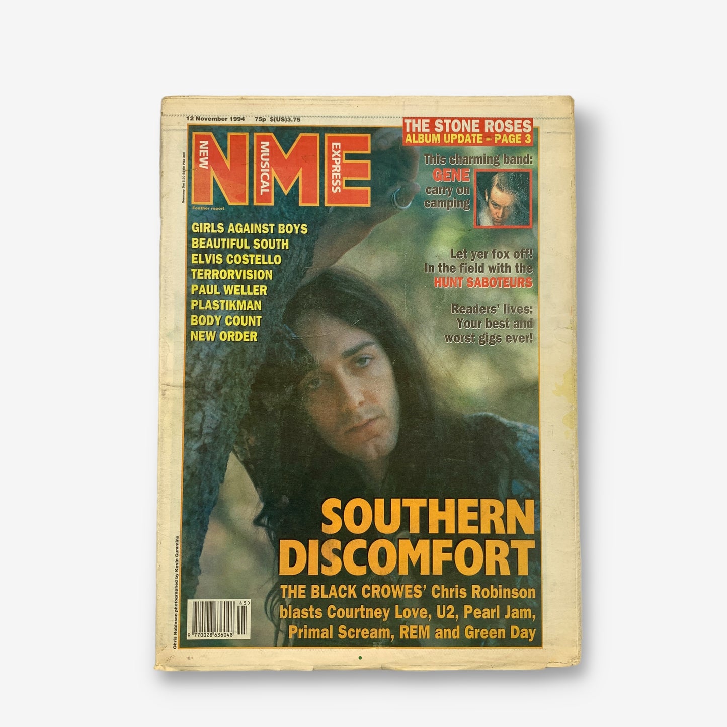1994 The Black Crowes - Southern Discomfort - NME Magazine