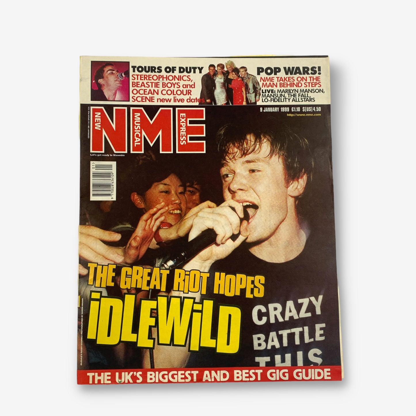 1999 Idlewild - The Great Riot Hopes - NME Magazine