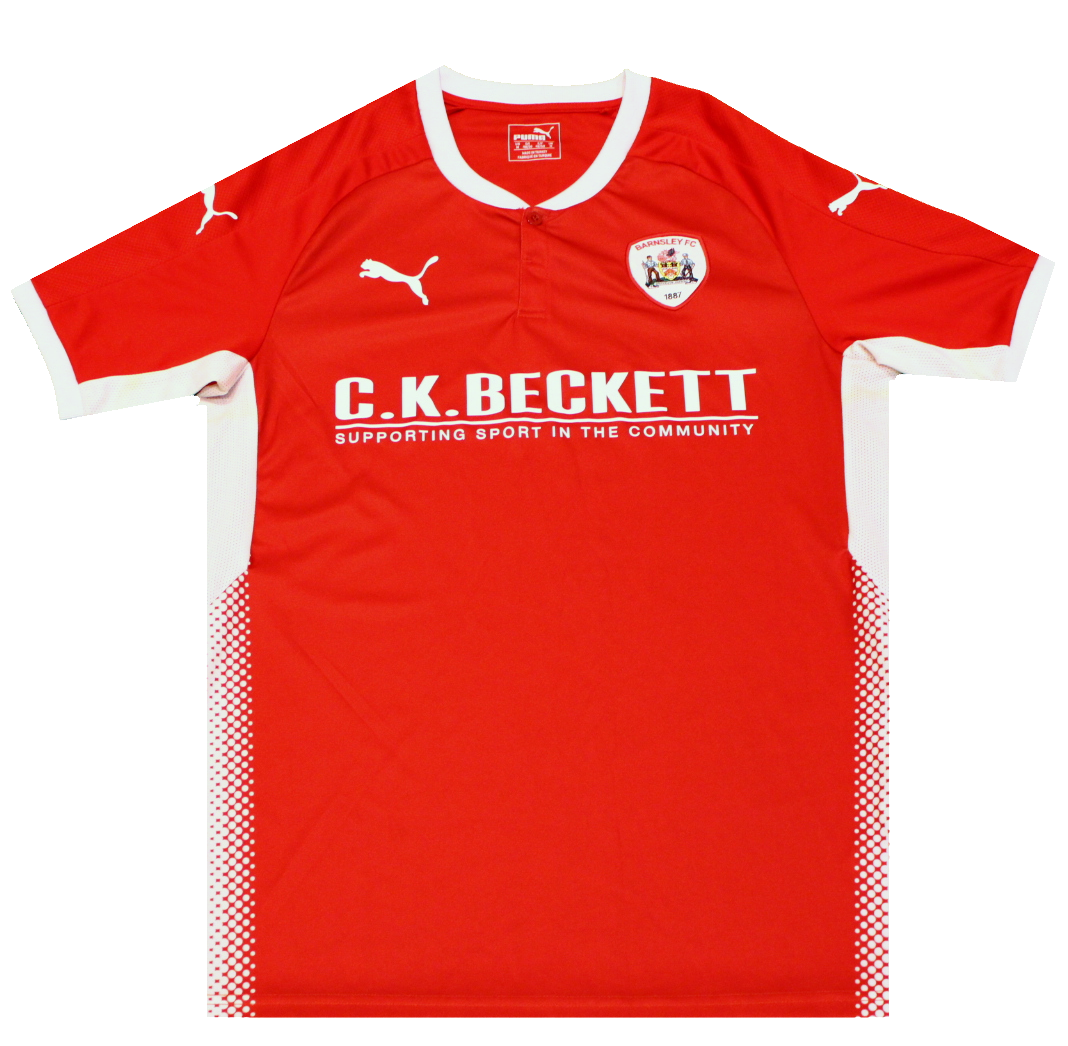 Barnsley 2017-2018 Home Football Shirt (Excellent) M