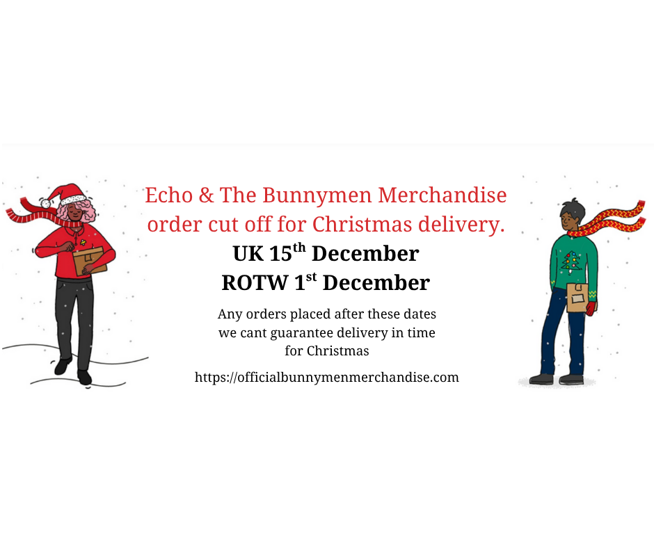 Official Echo & The Bunnymen 1984 Vintage Tour Patch