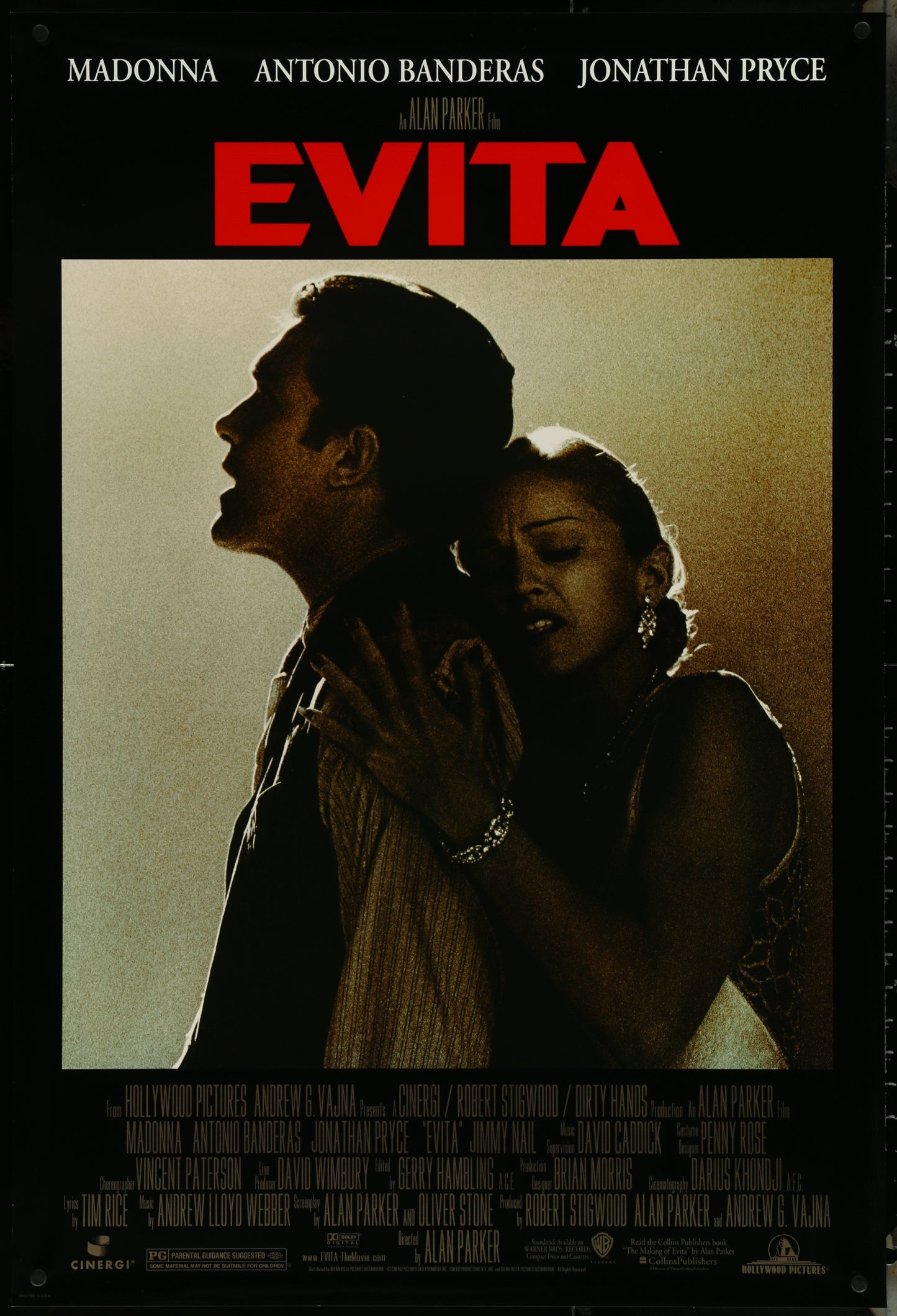 Evita (1996) Original US One Sheet Movie Poster