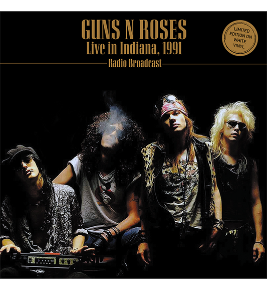 Guns N’ Roses – Live in Indiana, 1991 (Limited Edition 12-Inch Album on White Vinyl)