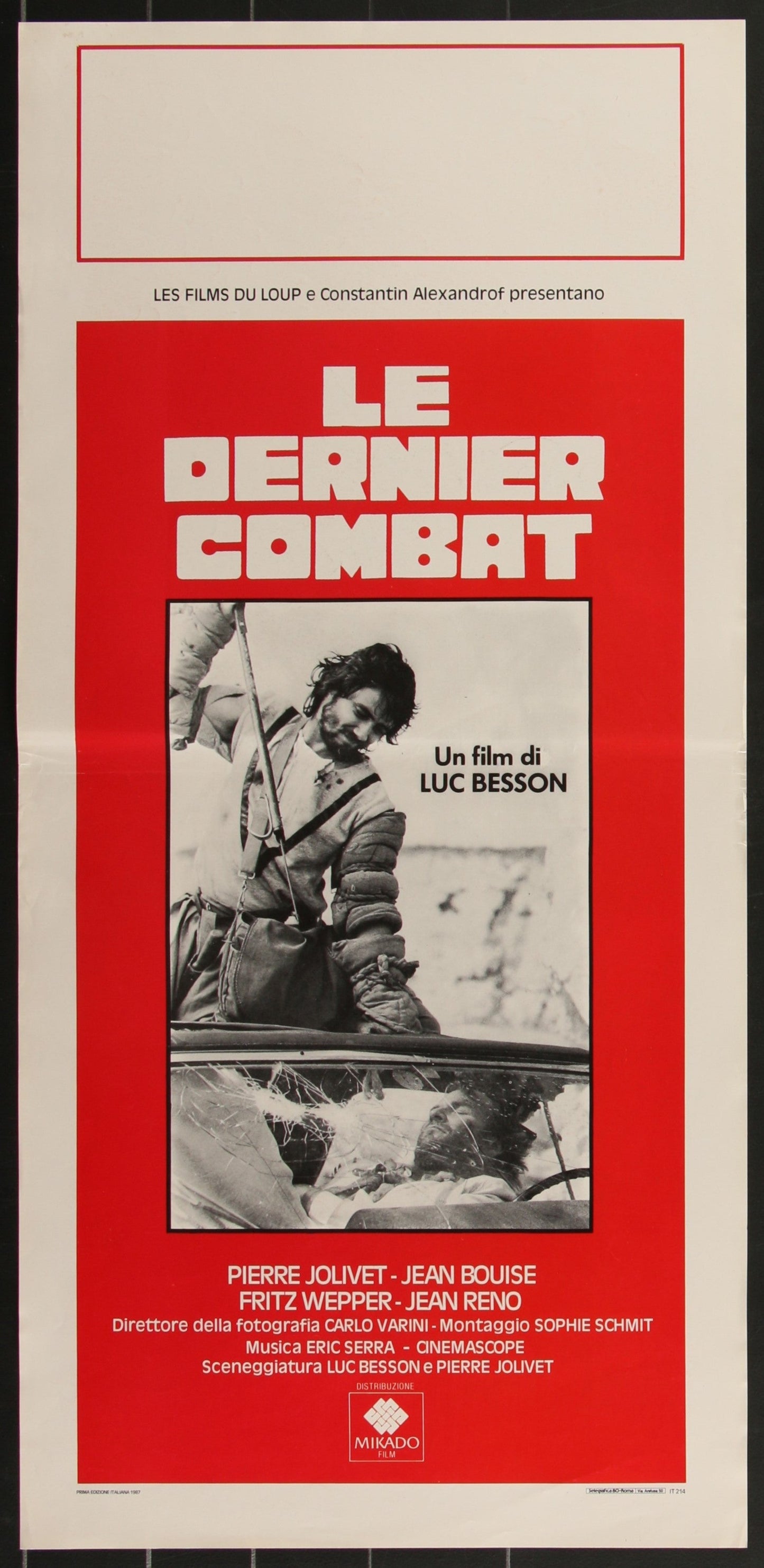 Le Dernier Combat (1983) Original Italian Locandina Movie Poster