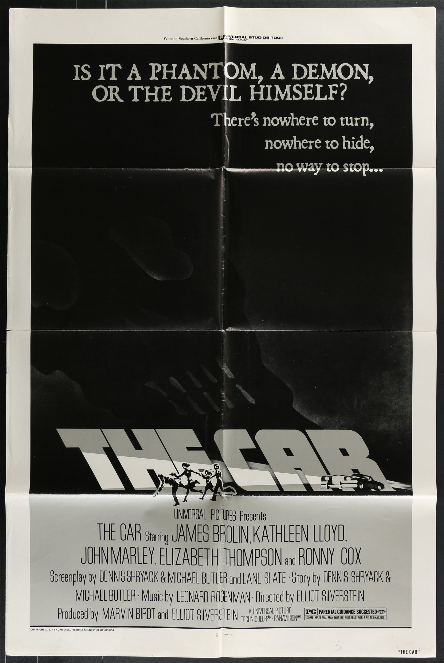 The Car (1977) Original US One Sheet Movie Poster