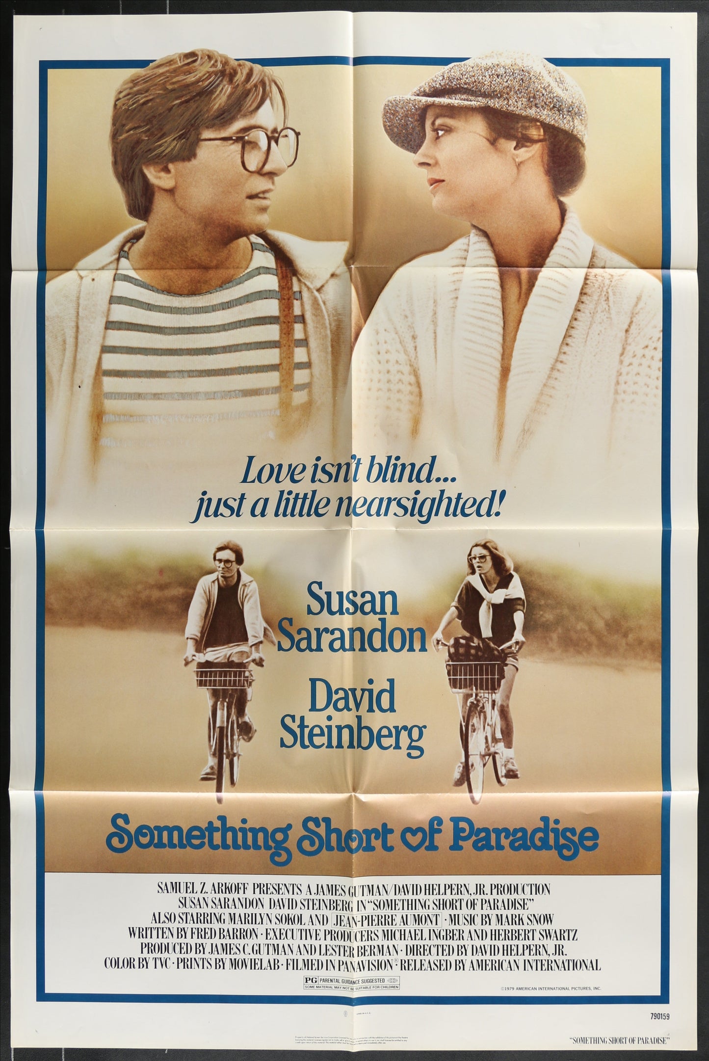 Something Short Of Paradise (1979) Original US One Sheet Movie Poster