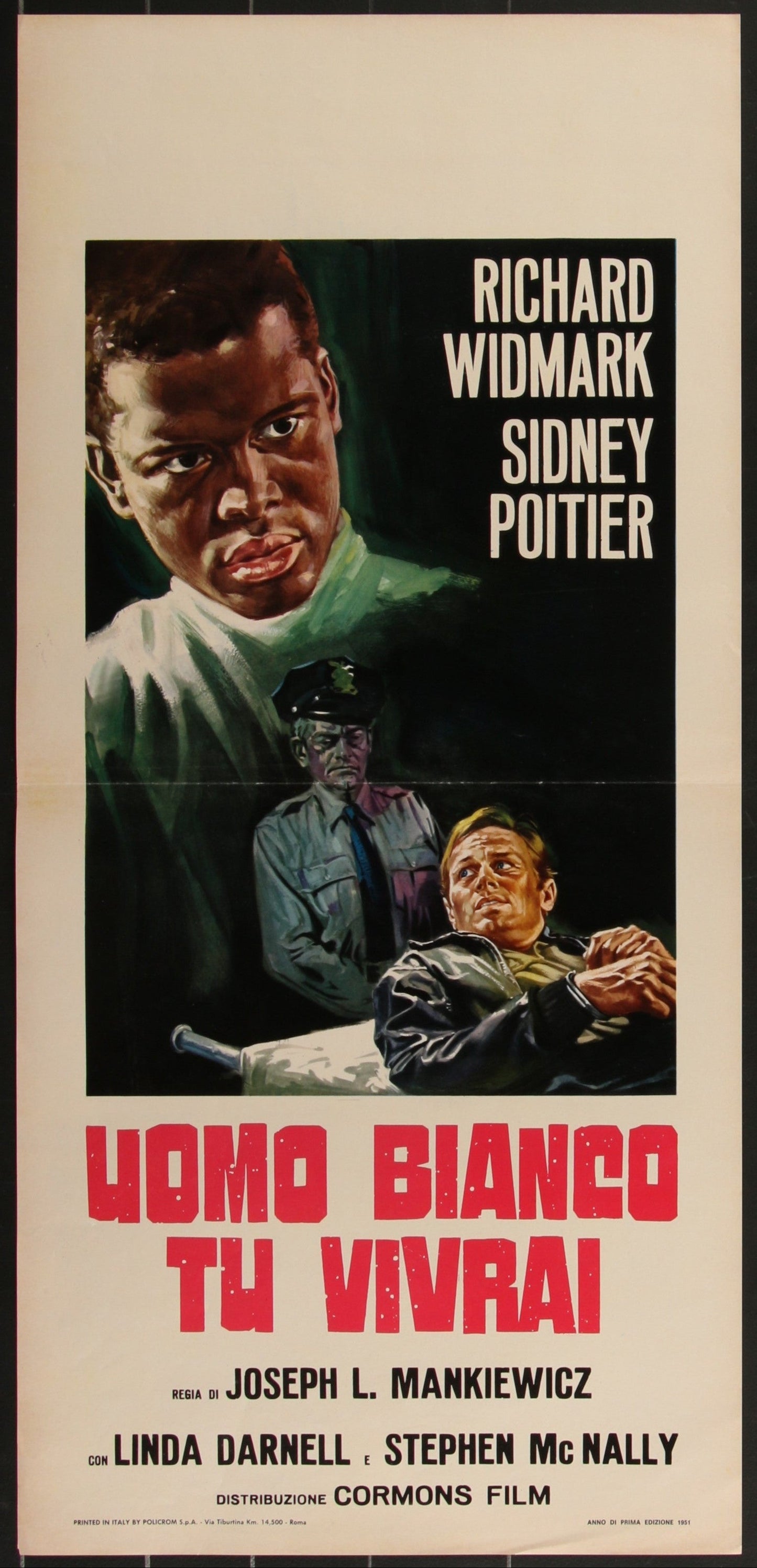 No Way Out (1968 RR) Original Italian Locandina Movie Poster