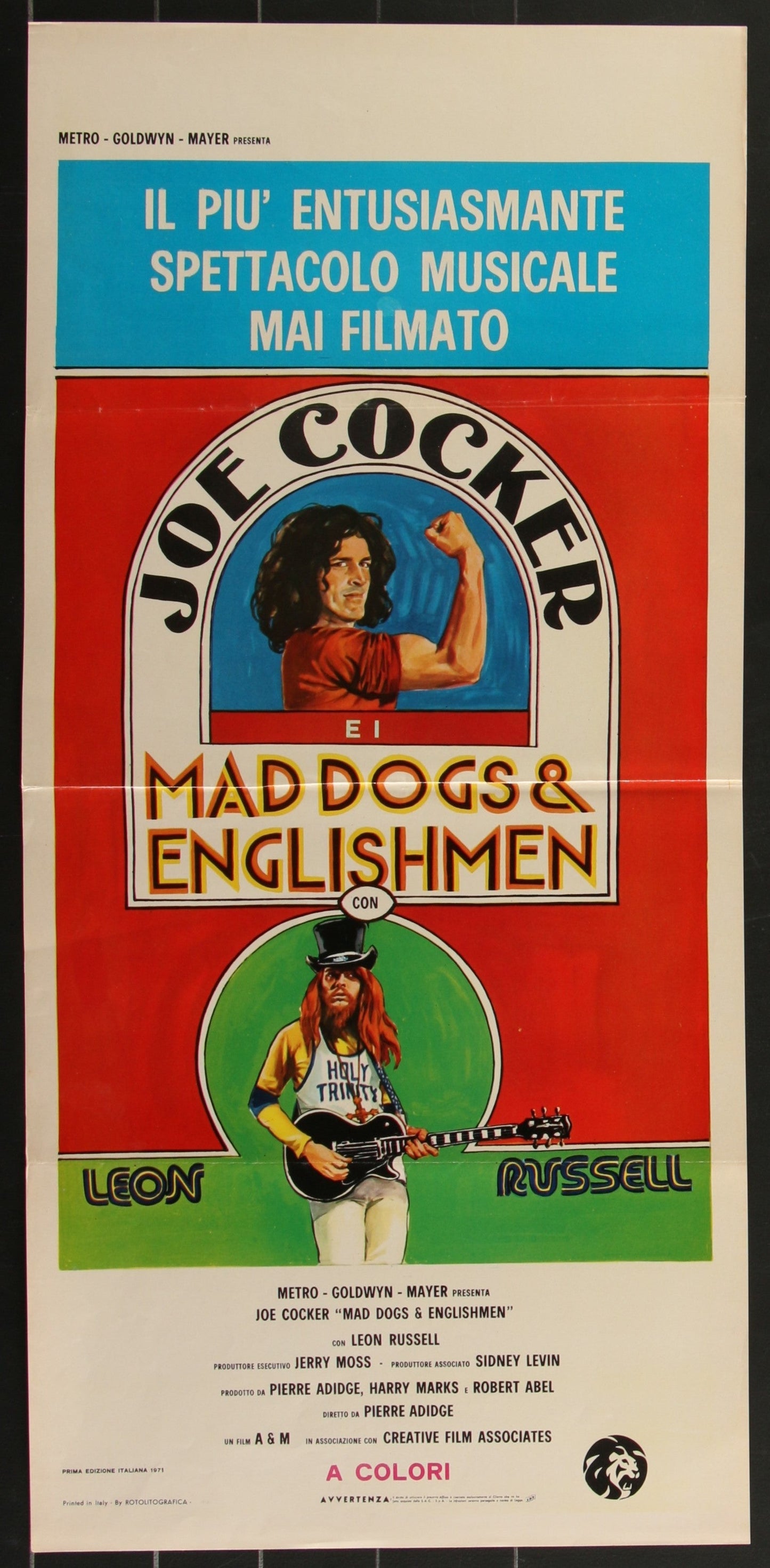 Mad Dogs And Englishmen (1971) Original Italian Locandina Movie Poster