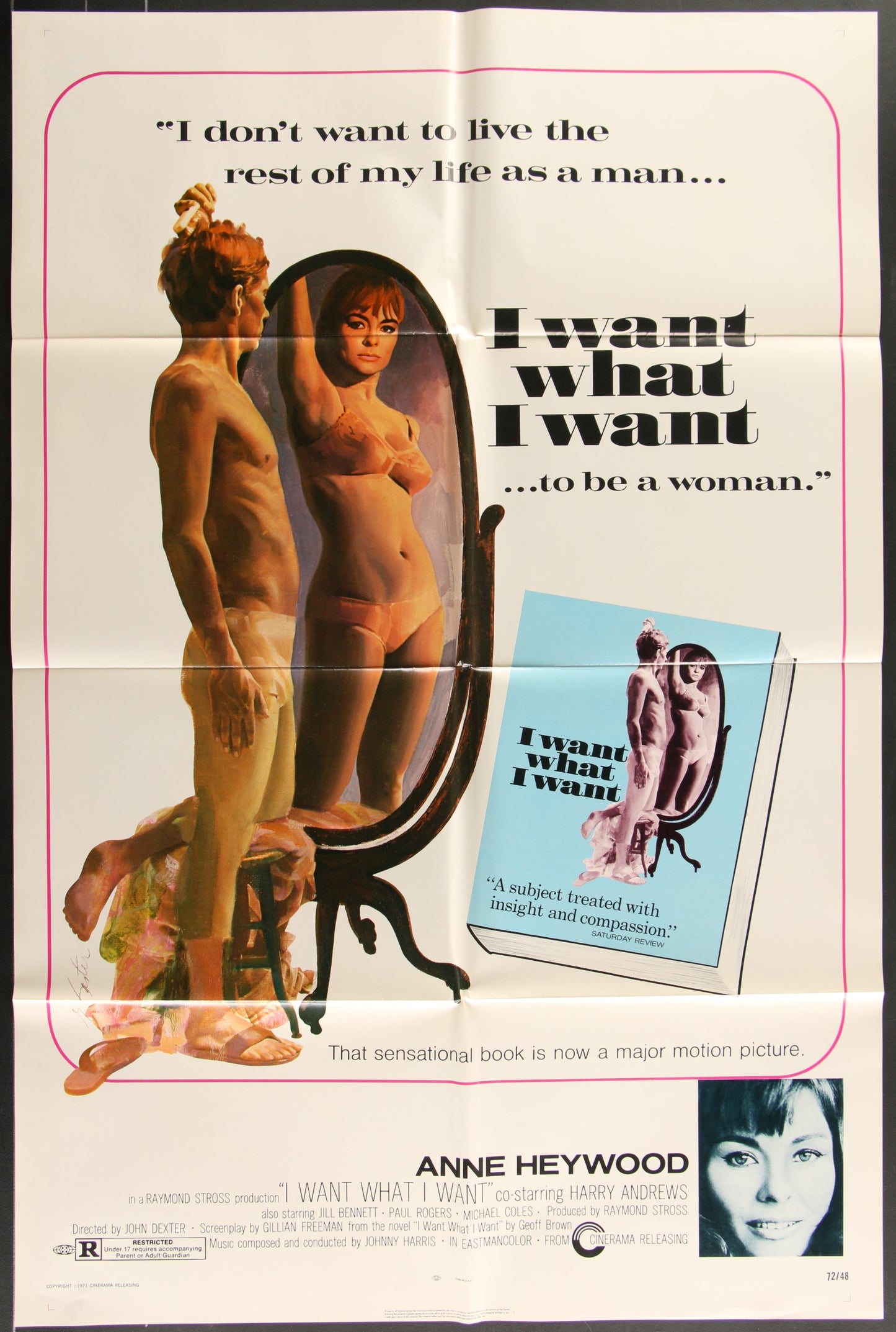 I Want What I Want (1972) Original US One Sheet Movie Poster
