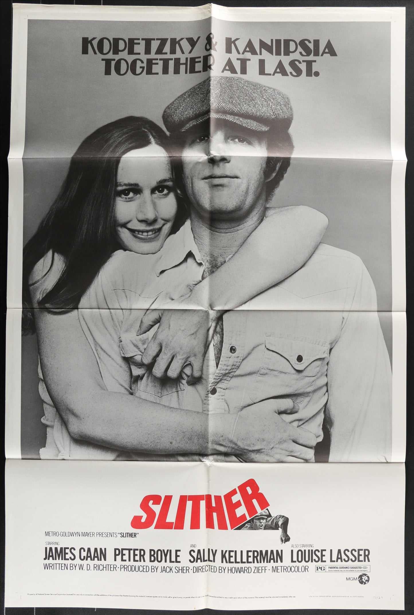 Slither (1973) Original US One Sheet Movie Poster