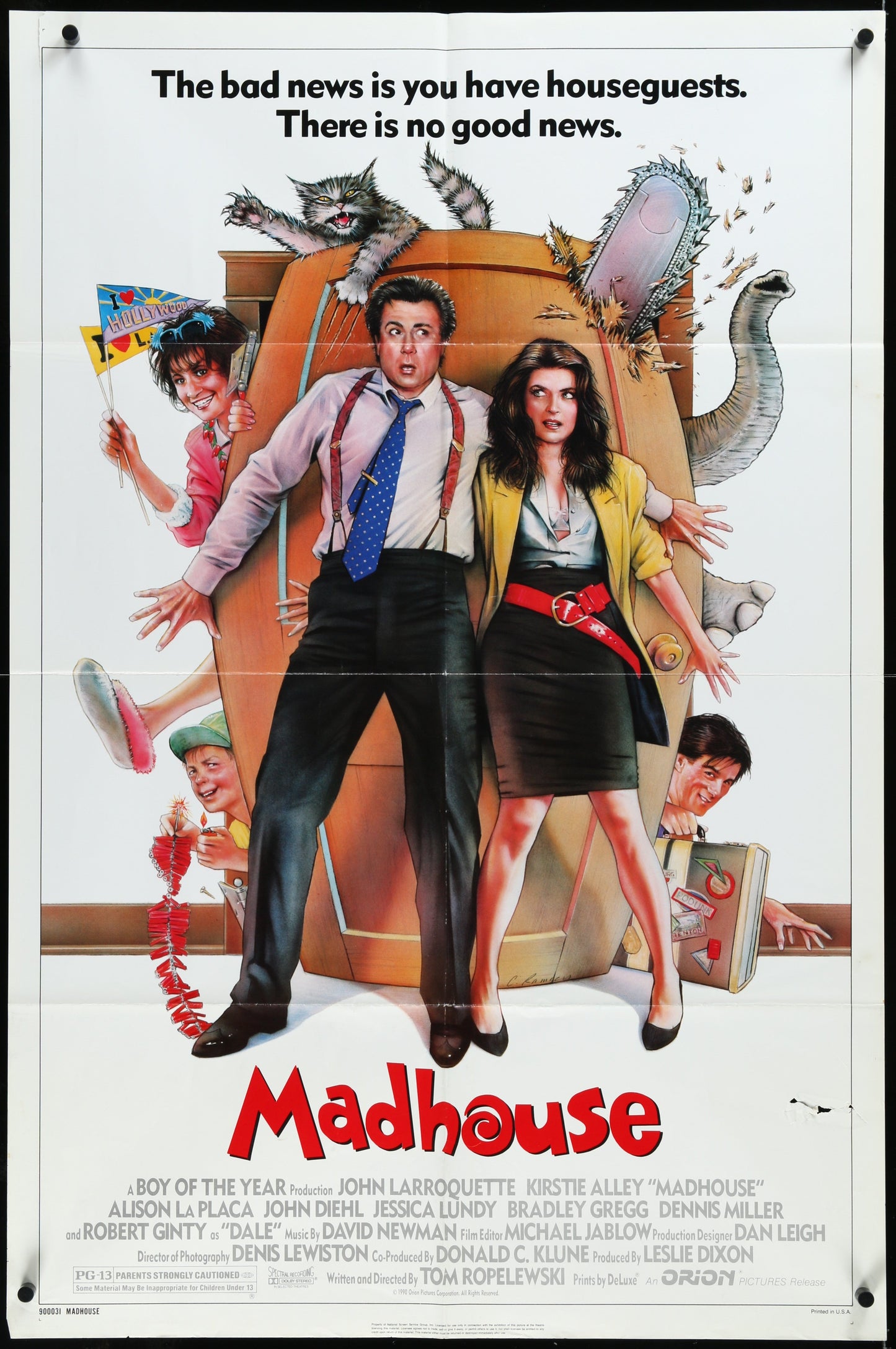 Madhouse (1990) Original US One Sheet Movie Poster