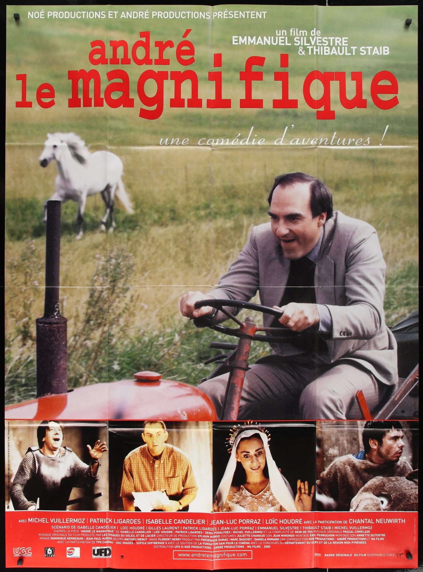 Andre The Magnificent (2000) Original French Grande Movie Poster