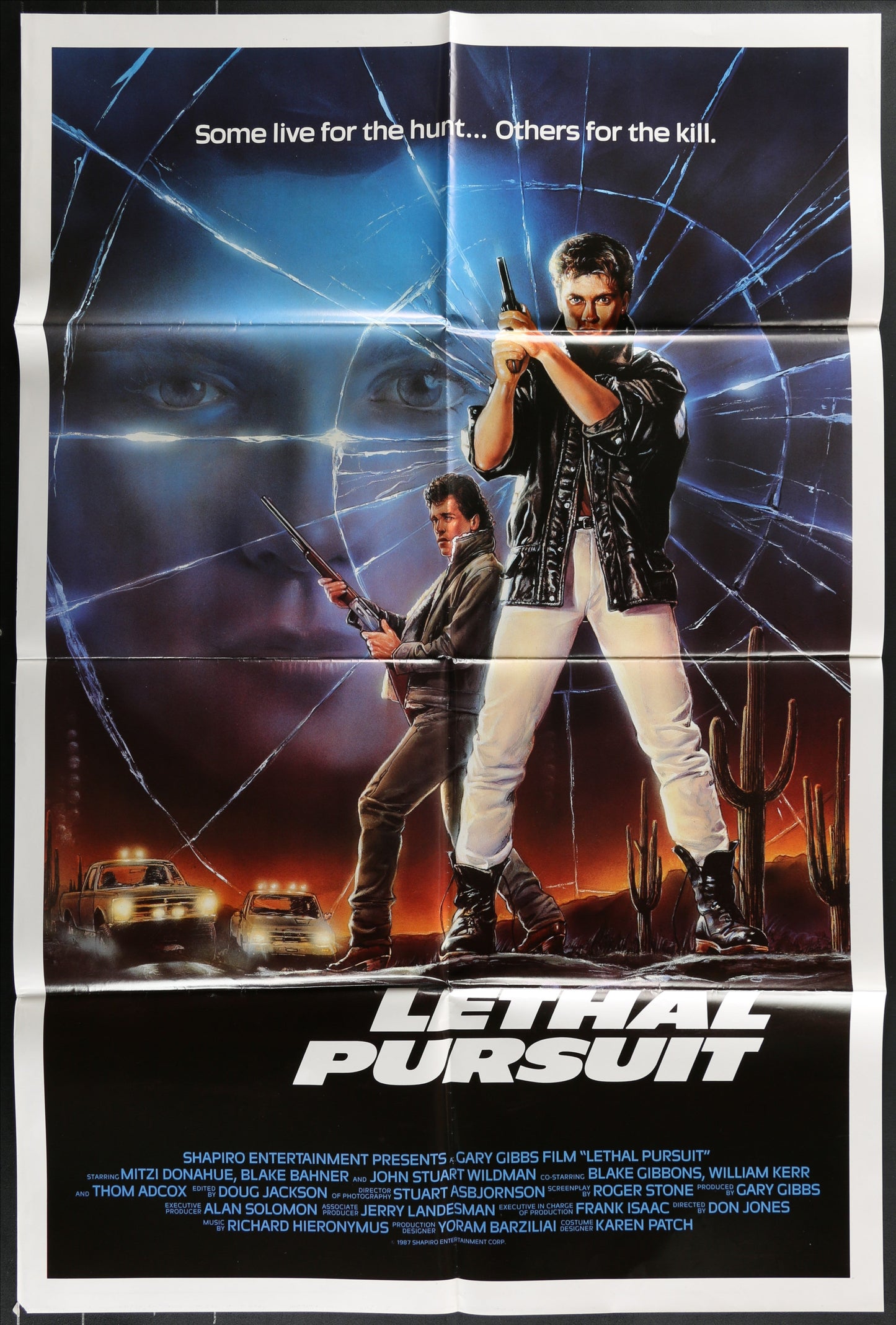 Lethal Pursuit (1988) Original US One Sheet Movie Poster