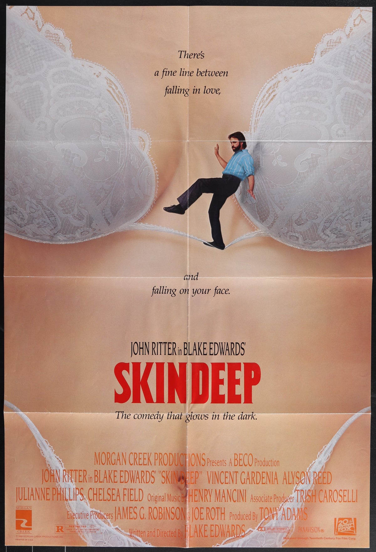 Skin Deep (1989) Original US One Sheet Movie Poster