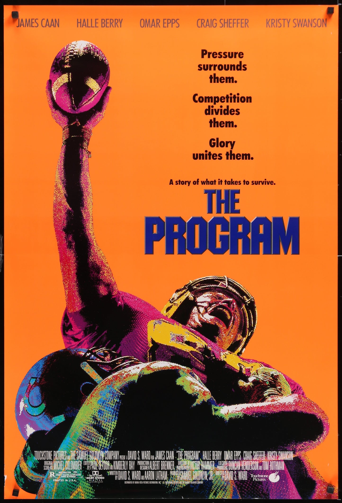 The Program (1993) Original US One Sheet Movie Poster