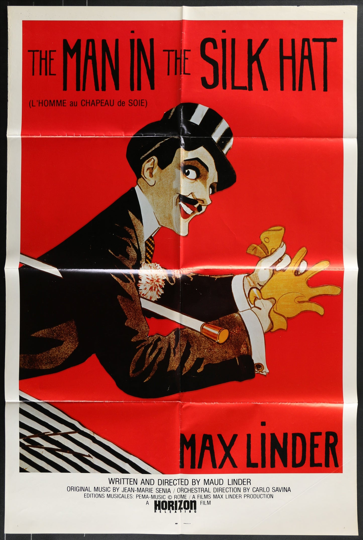 The Man In The Silk Hat (1983) Original US One Sheet Movie Poster