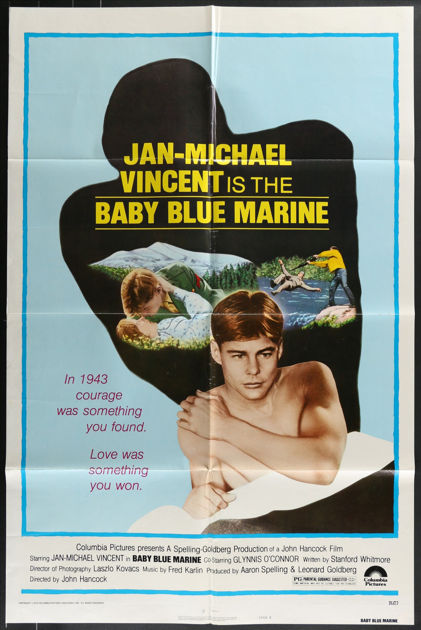 Baby Blue Marine (1976) Original US One Sheet Movie Poster