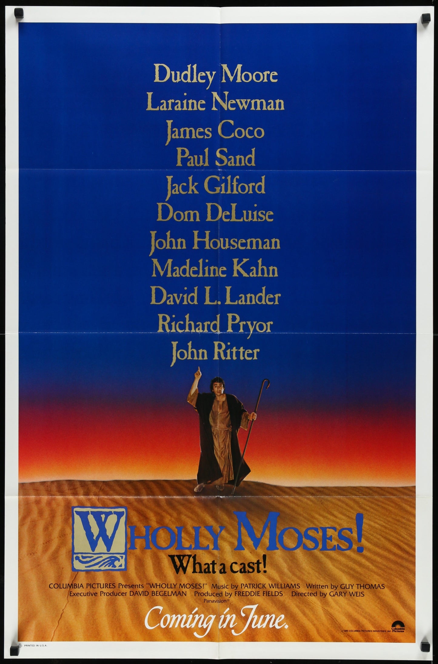 Wholly Moses (1980) Original US One Sheet Movie Poster