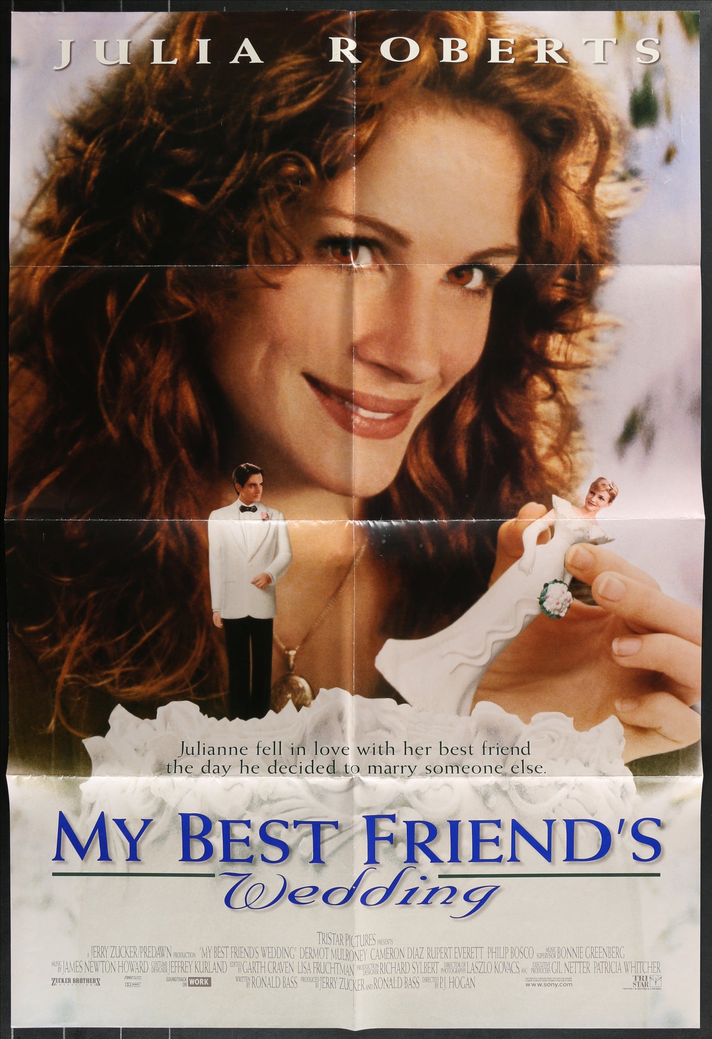 My Best Friend's Wedding (1997) Original US One Sheet Movie Poster