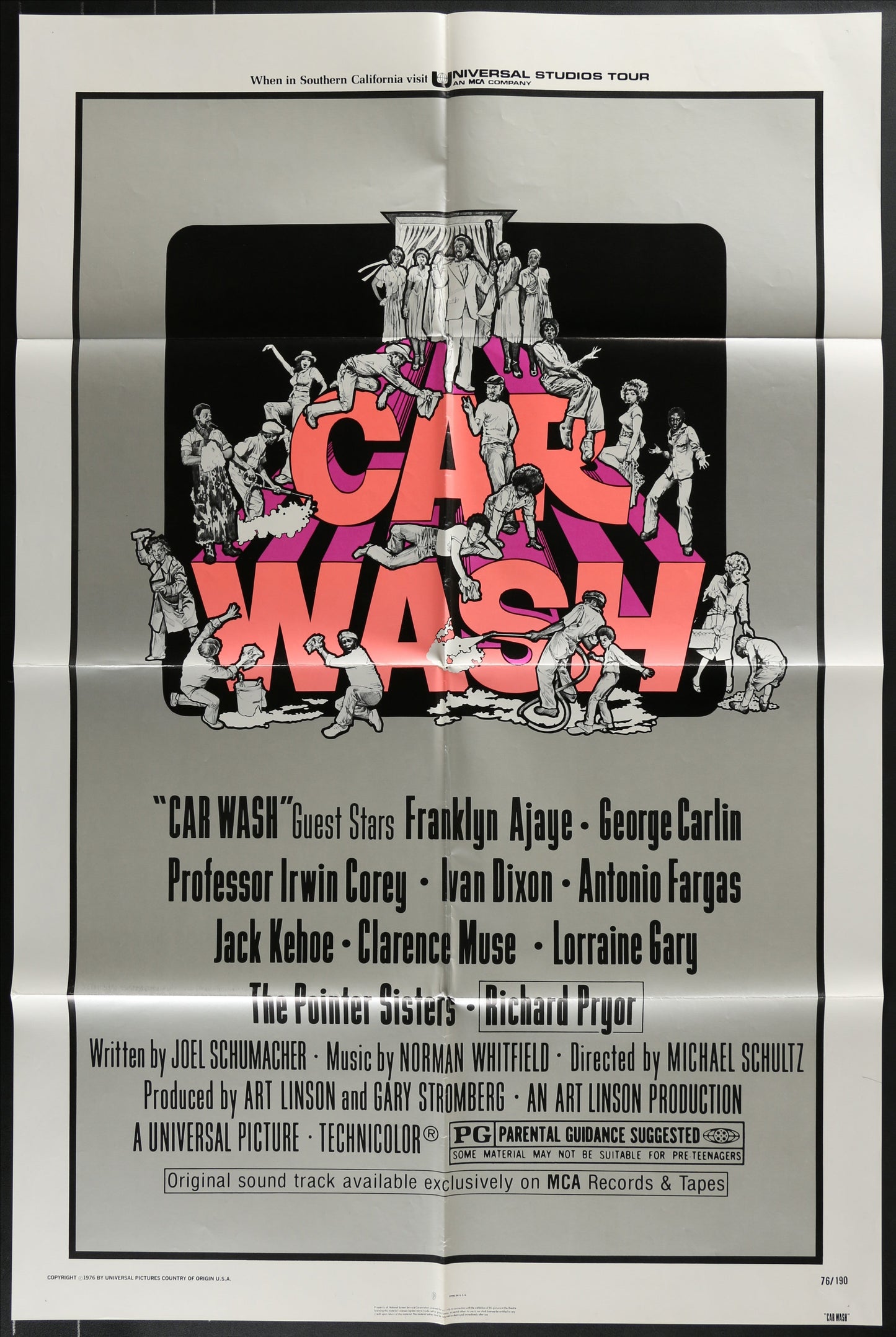 Car Wash (1976) Original US One Sheet Movie Poster
