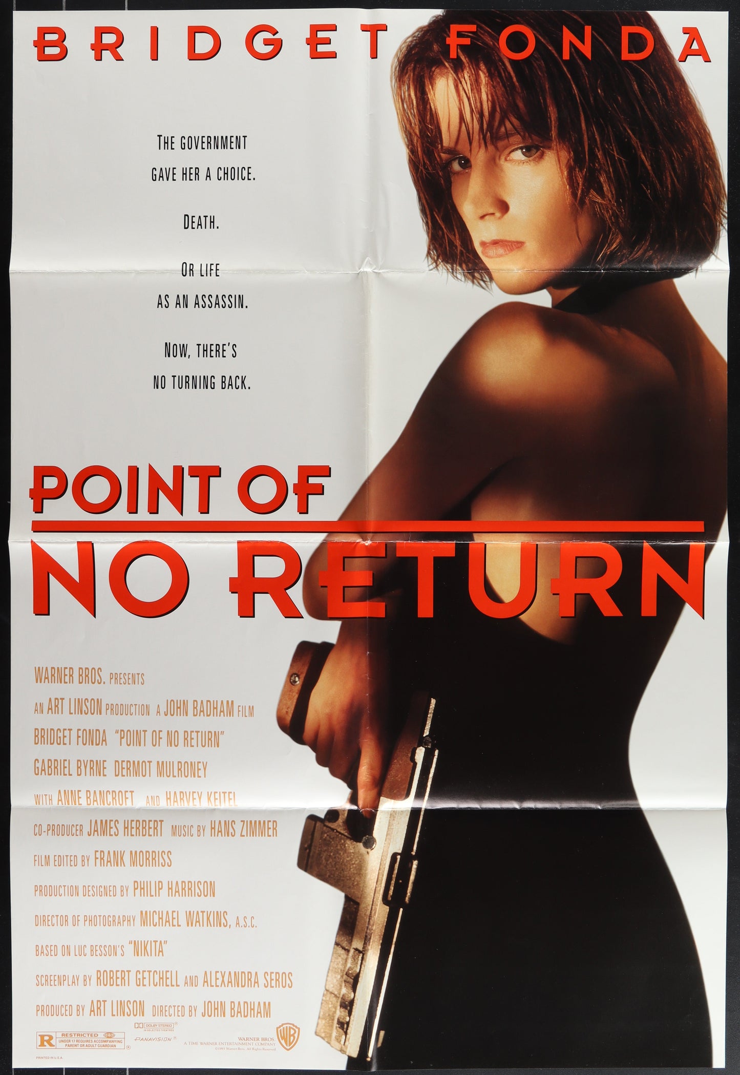 Point Of No Return (1993) Original US One Sheet Movie Poster