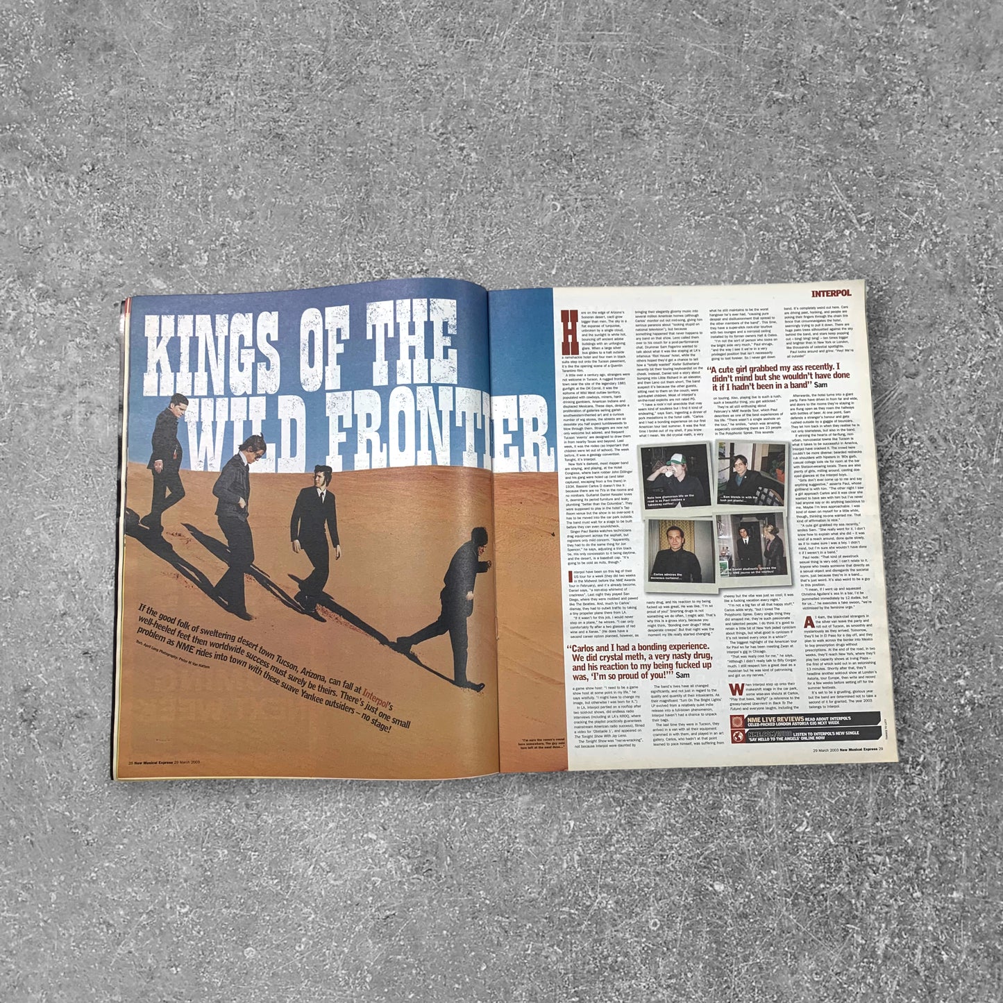 2003 Interpol - Smart Bombs! - NME Magazine