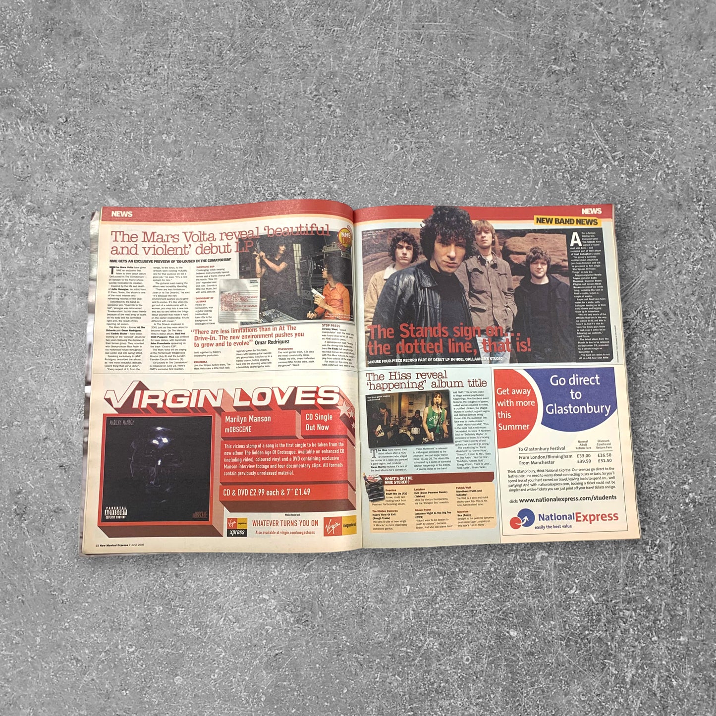 2003 AFI - The World's Most Worshipped Band - NME Magazine